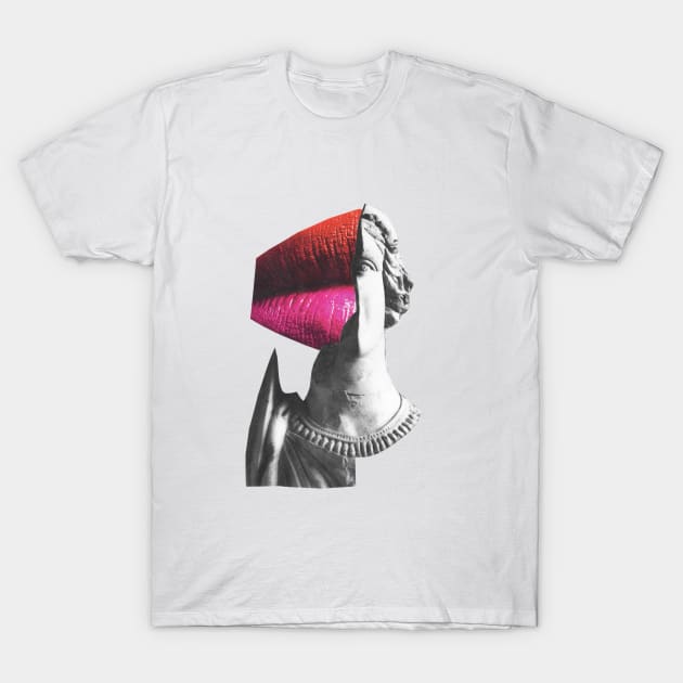 Ancient Make Up Statue T-Shirt by Luca Mainini